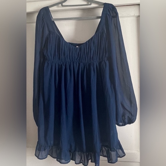 Abercrombie & Fitch Blue Dress. Pre-Owned. - Picture 3 of 7
